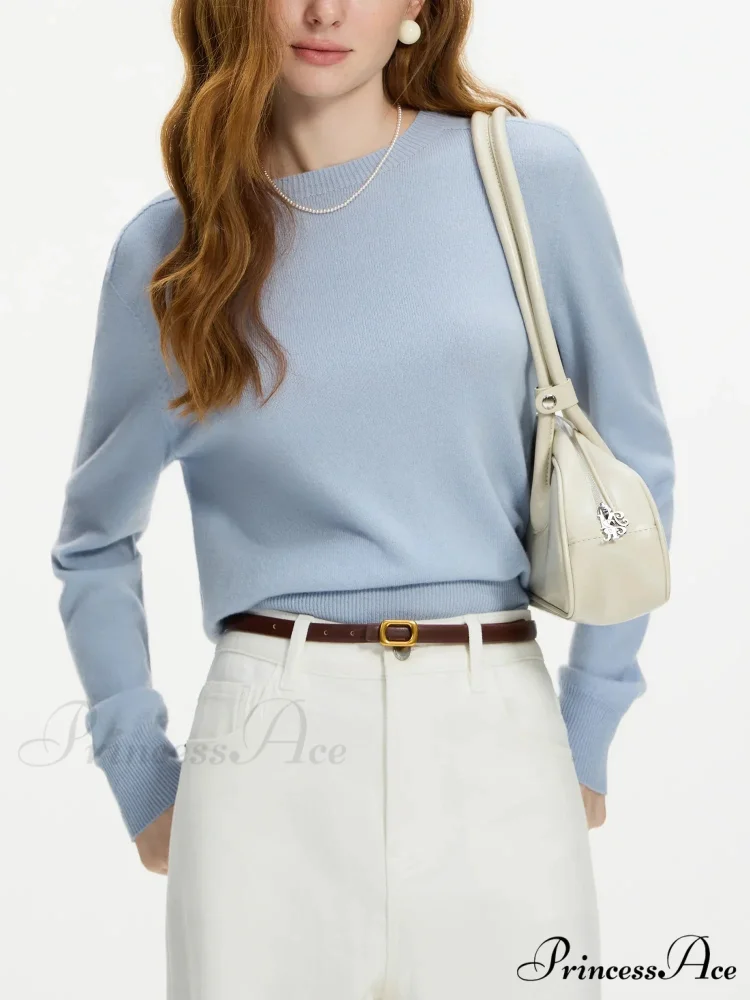 100% Wool Uninterrupted Crew Neck Pullover - Image 8