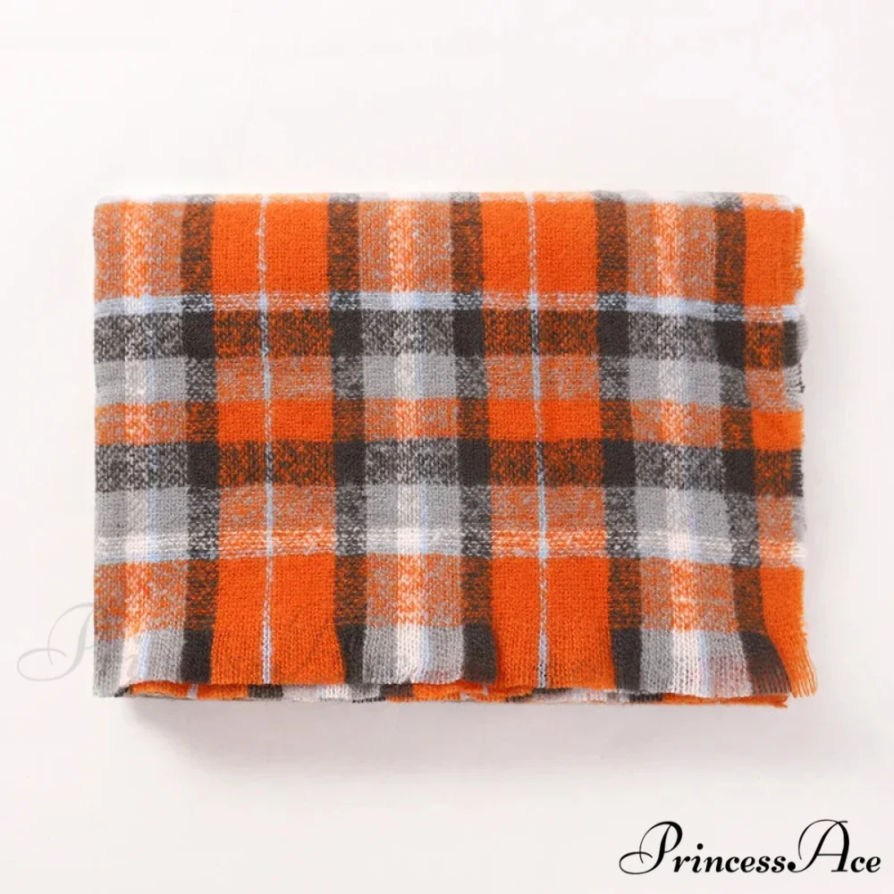 2022 Stylish Tartan Cashmere Scarf - Image 5