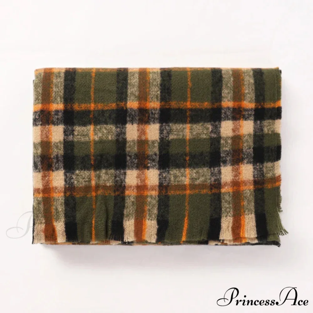 2022 Stylish Tartan Cashmere Scarf - Image 6