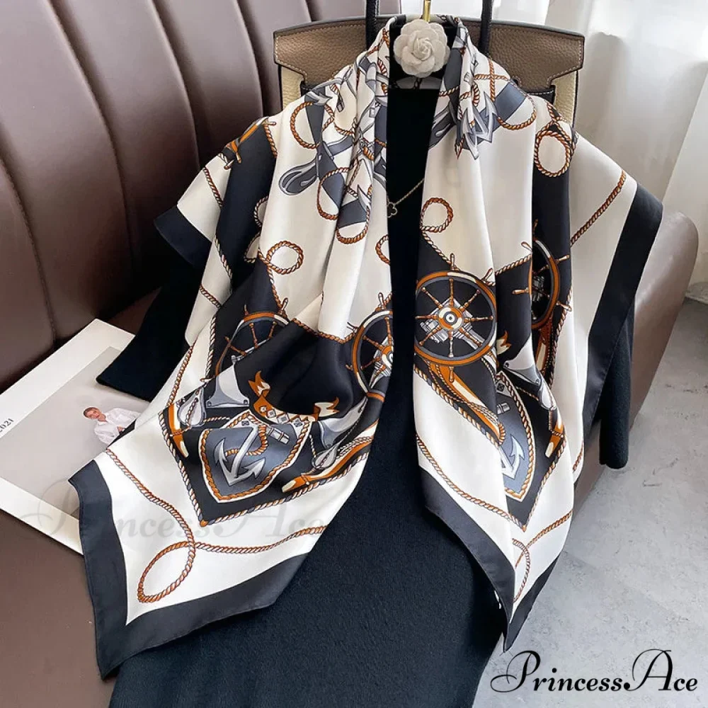 30 Shades Twill Silk Hijab Scarf - Image 13