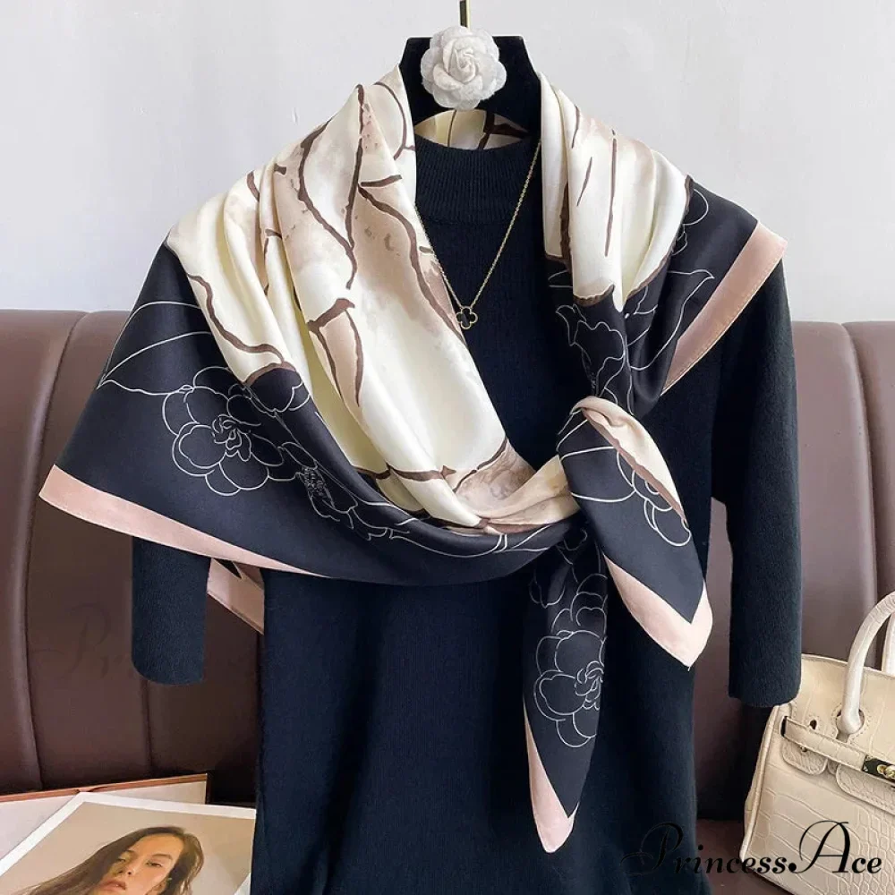 30 Shades Twill Silk Hijab Scarf - Image 2