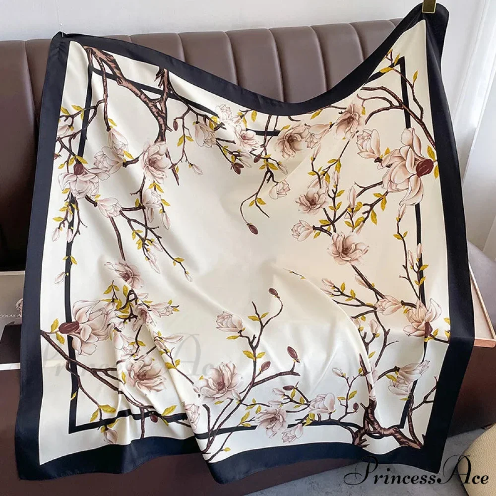 30 Shades Twill Silk Hijab Scarf - Image 23