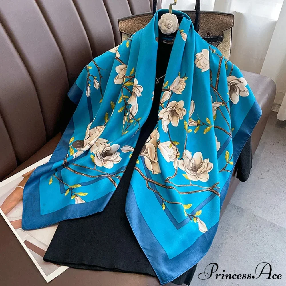 30 Shades Twill Silk Hijab Scarf - Image 24