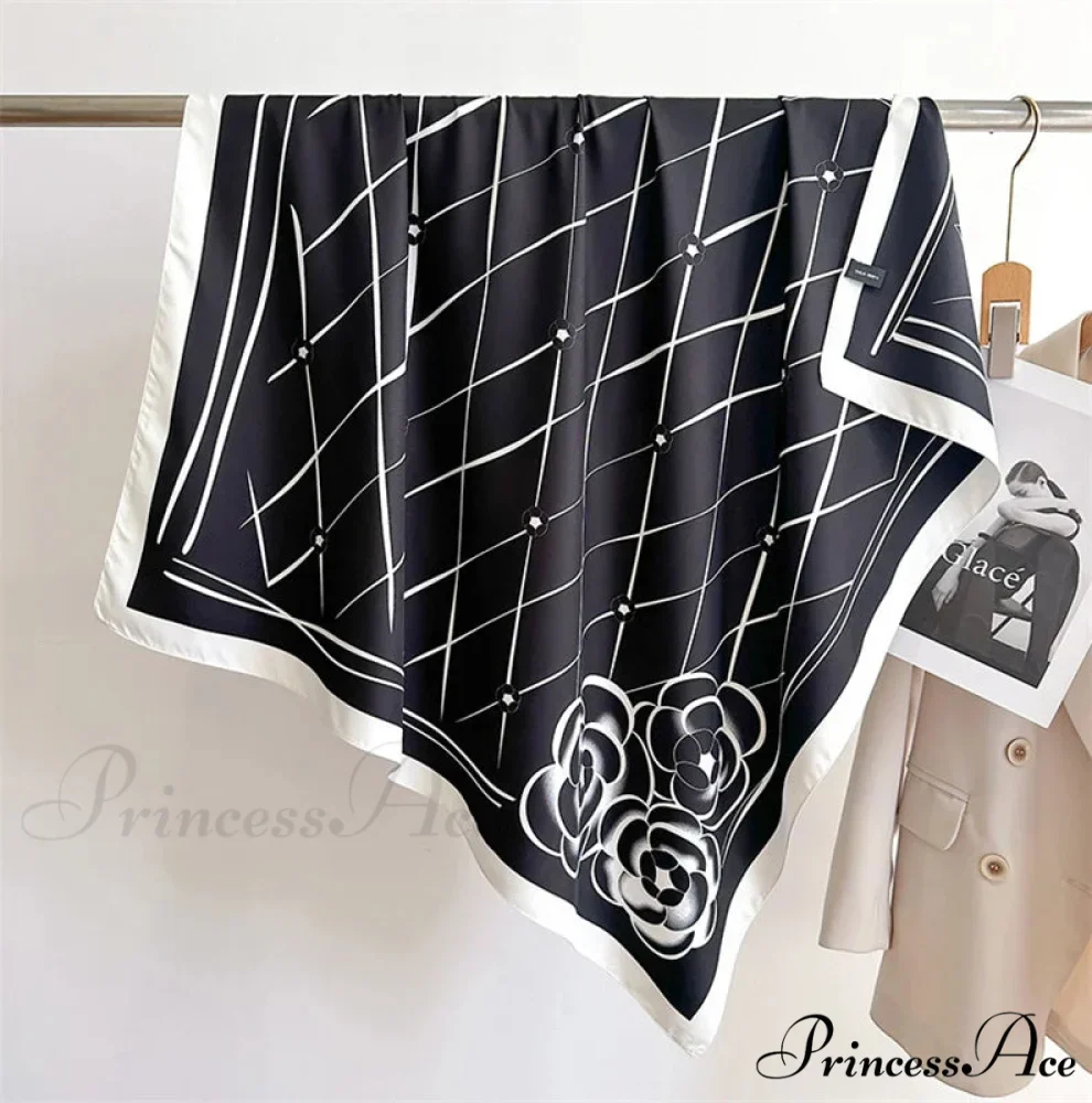 30 Shades Twill Silk Hijab Scarf - Image 29
