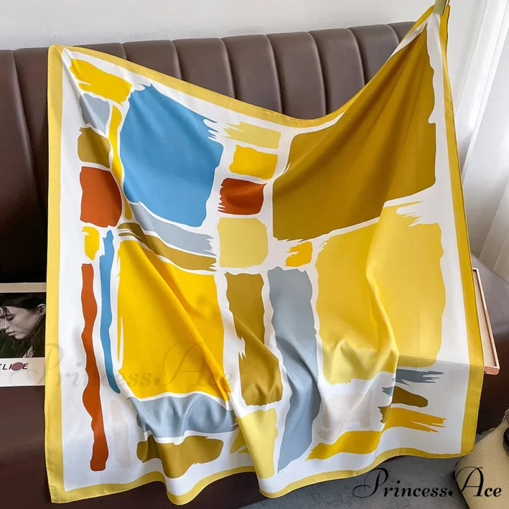 30 Shades Twill Silk Hijab Scarf - Image 34