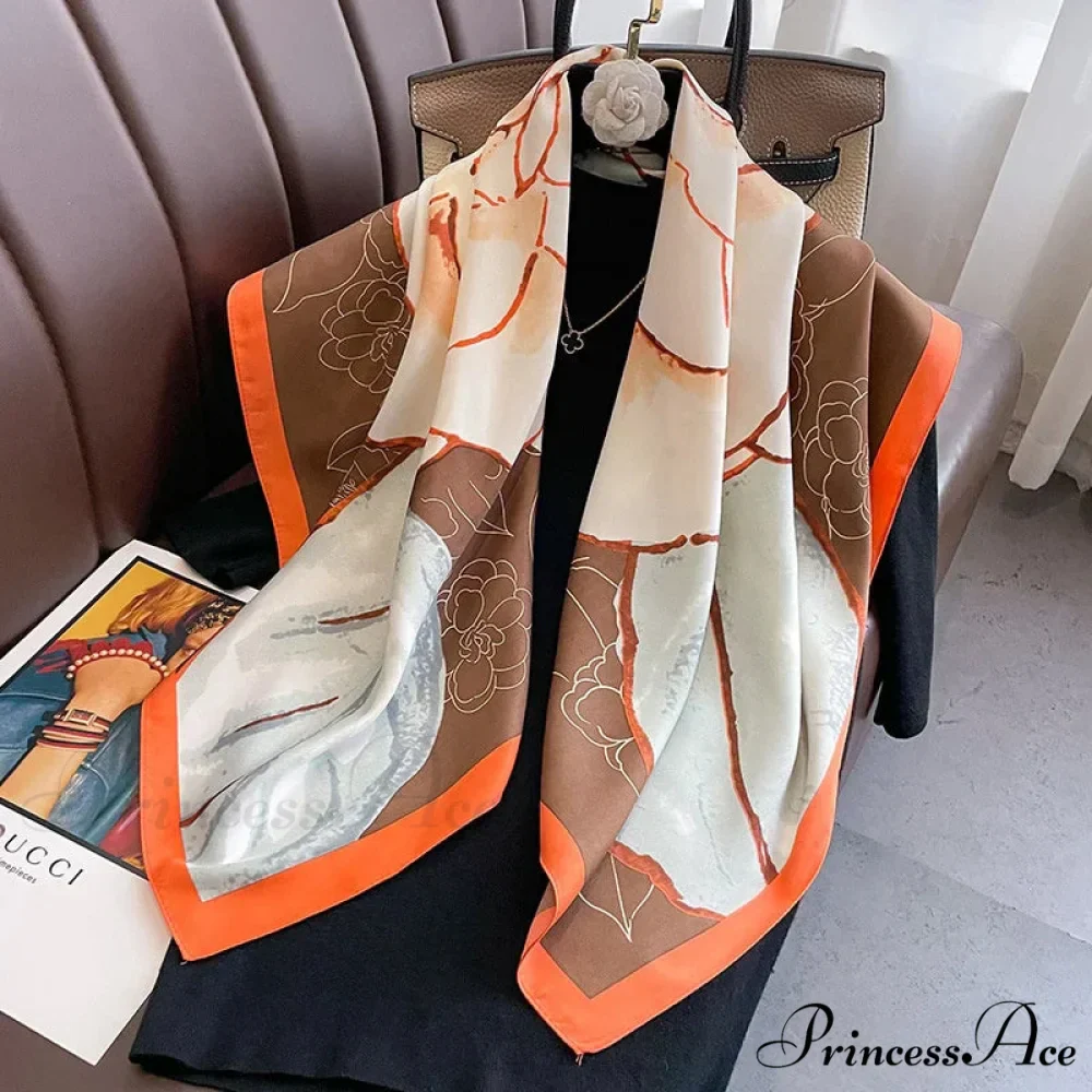 30 Shades Twill Silk Hijab Scarf - Image 5