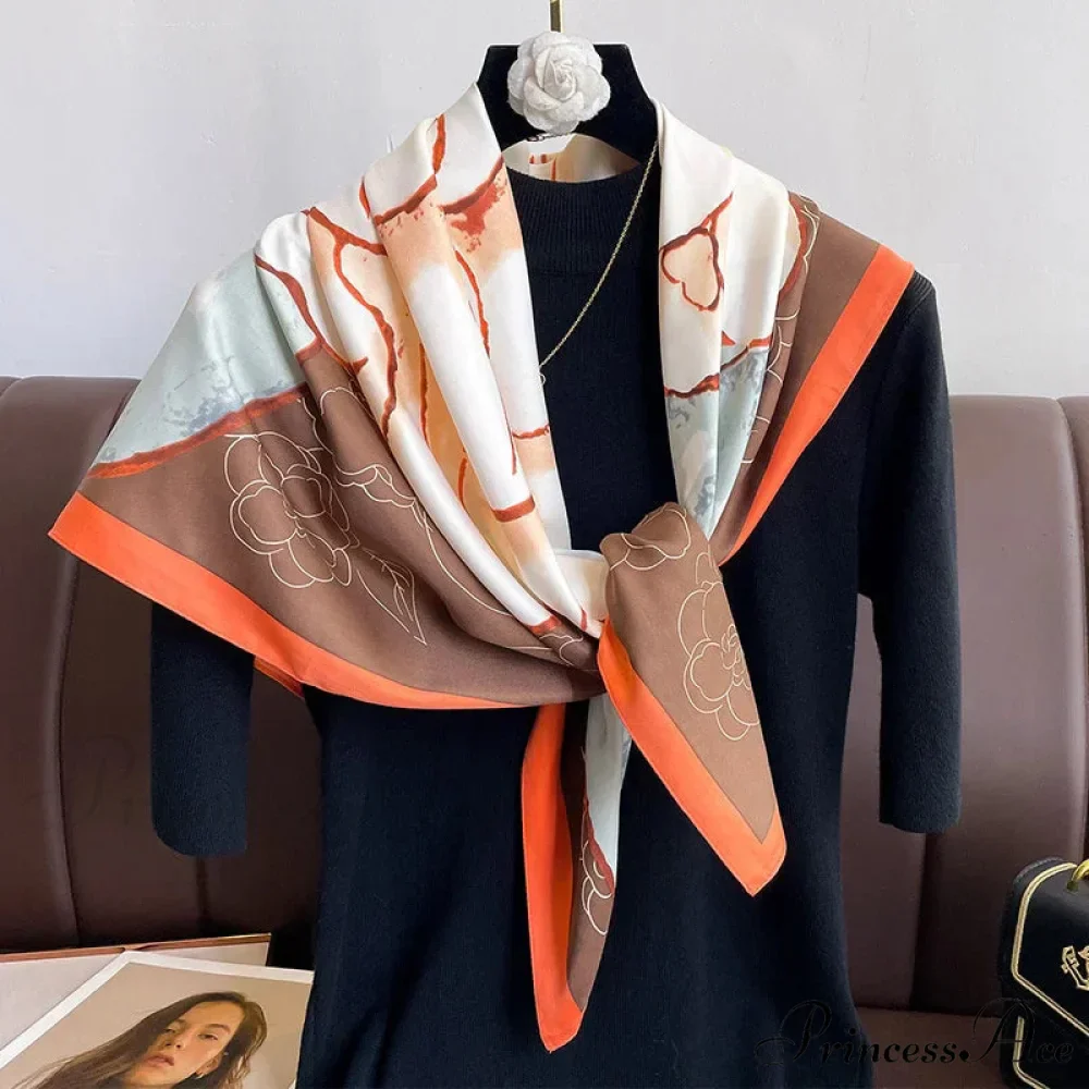 30 Shades Twill Silk Hijab Scarf - Image 6
