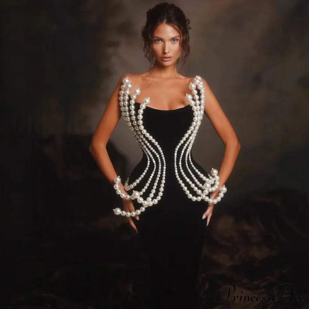 3D Shiny Strapless Bandage Prom Dress - Image 2