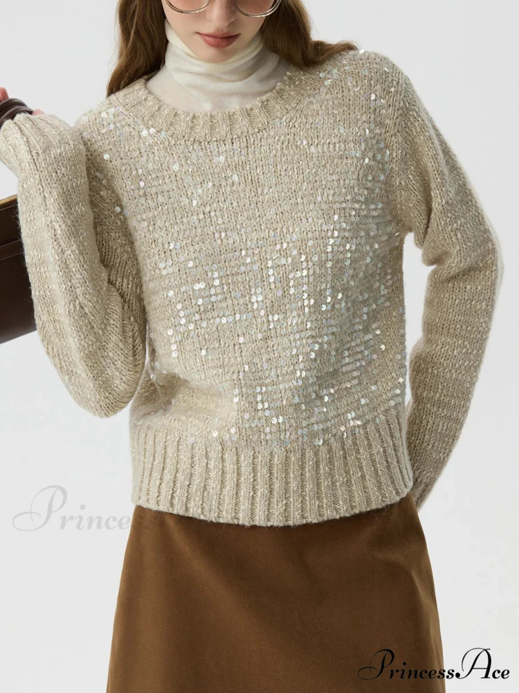 5.9% Lamb Fleece Sparkling Full Sleeve Jumper - Image 4