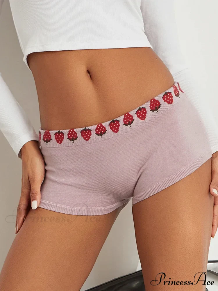 Adorable Pattern Low Cut Lounge Short - Image 2