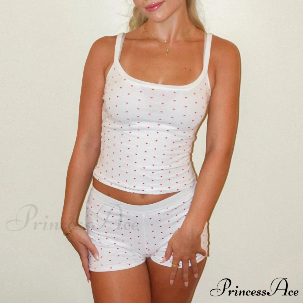 Affection Bow Pajama Crop Top - Image 3