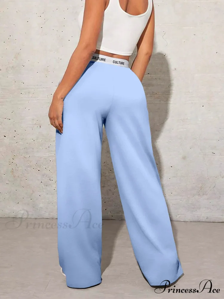 Affection Print Informal Broad Leg Trousers - Image 6