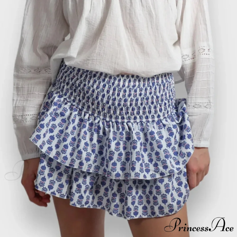 Alternative Graphic Frilly Pleated Skirt - Image 5