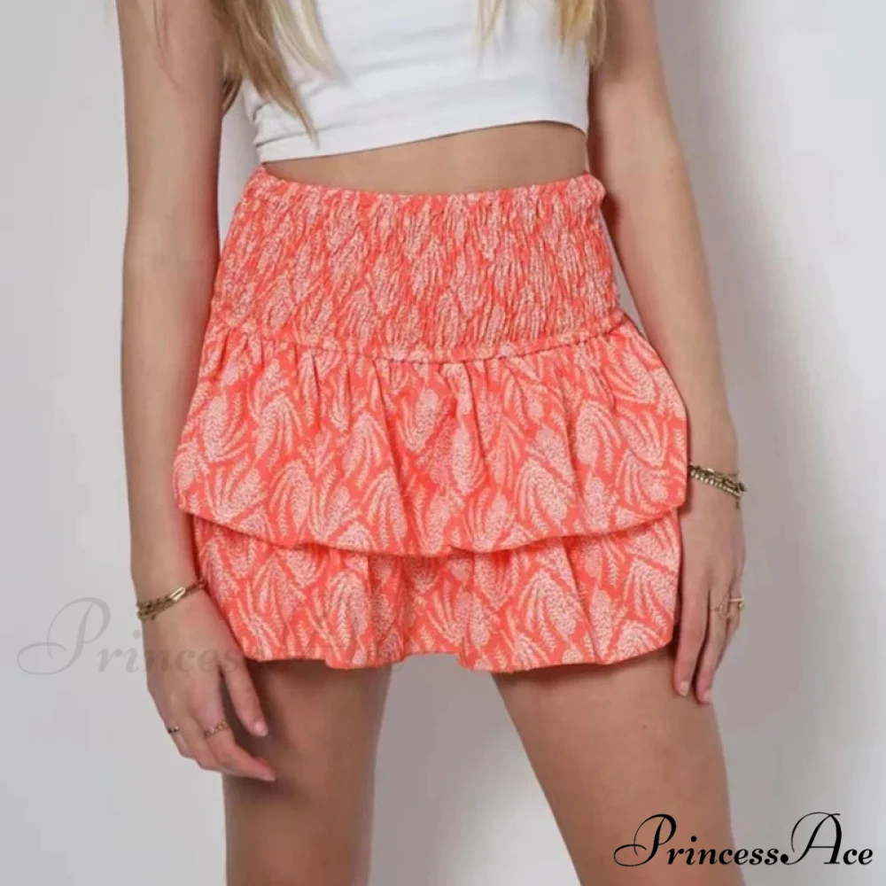 Alternative Graphic Frilly Pleated Skirt - Image 6