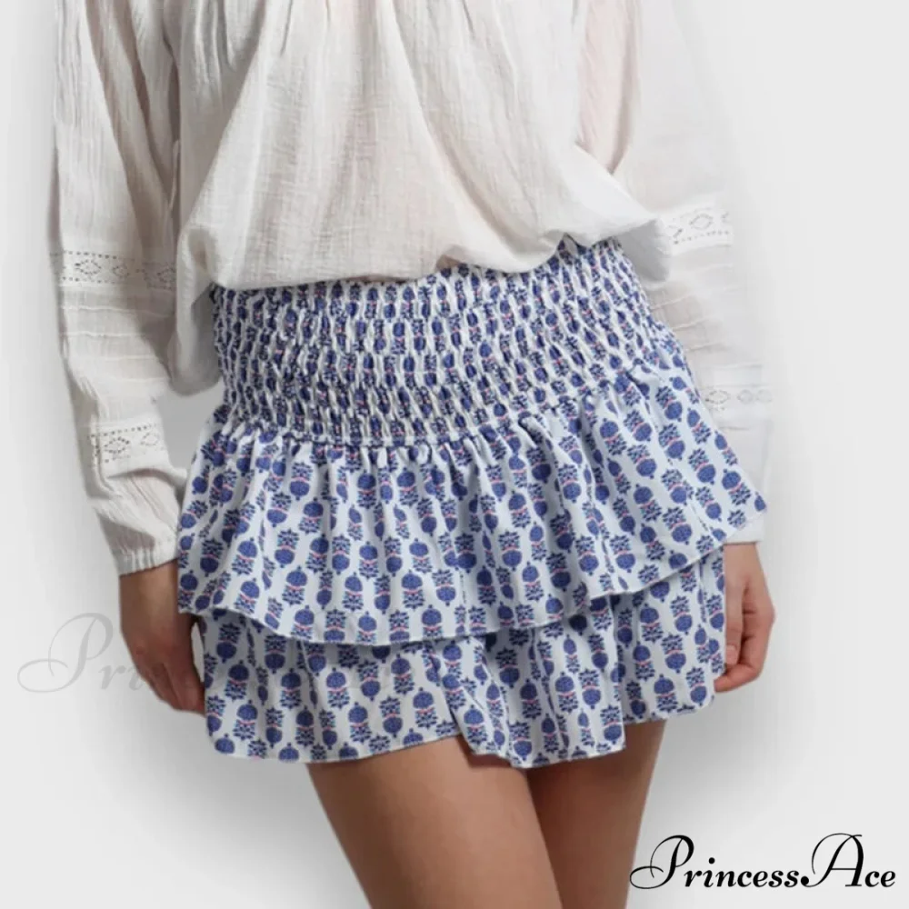 Alternative Graphic Frilly Pleated Skirt - Image 8