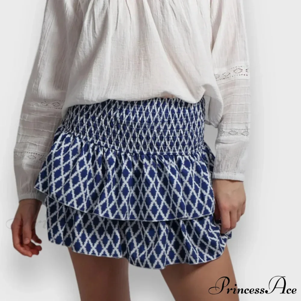 Alternative Graphic Frilly Pleated Skirt - Image 9