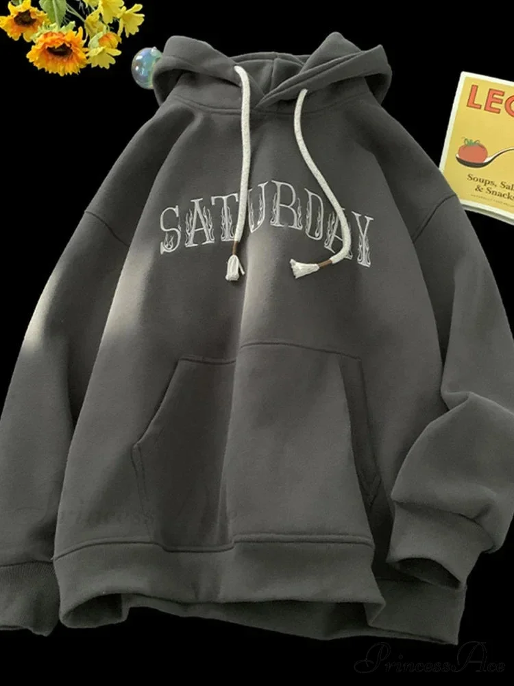 American Blaze Print Y2K Hoodie - Image 8
