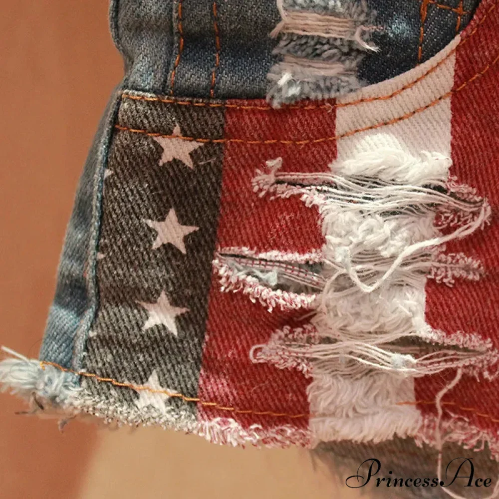 American Flag Printed Pole Dance Brief - Image 5