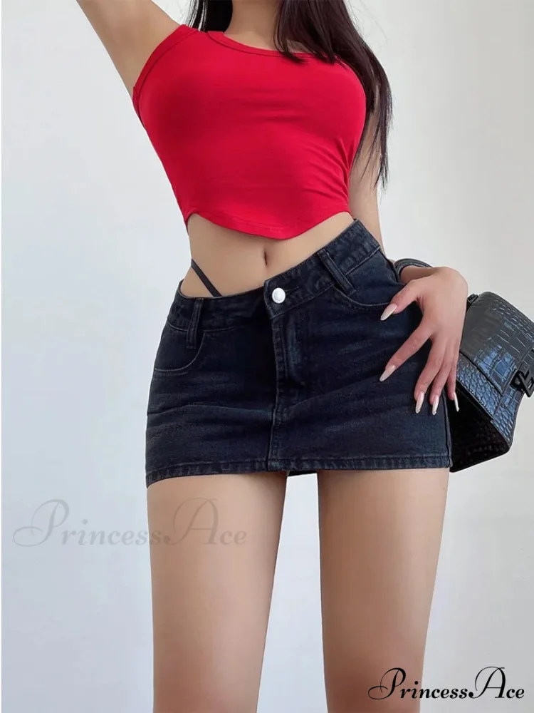 Angular Rope Unfinished Edge Skirt - Image 2