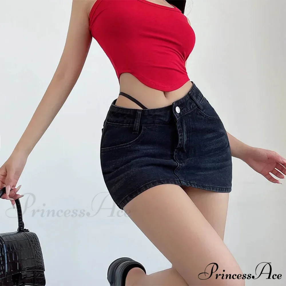 Angular Rope Unfinished Edge Skirt - Image 4