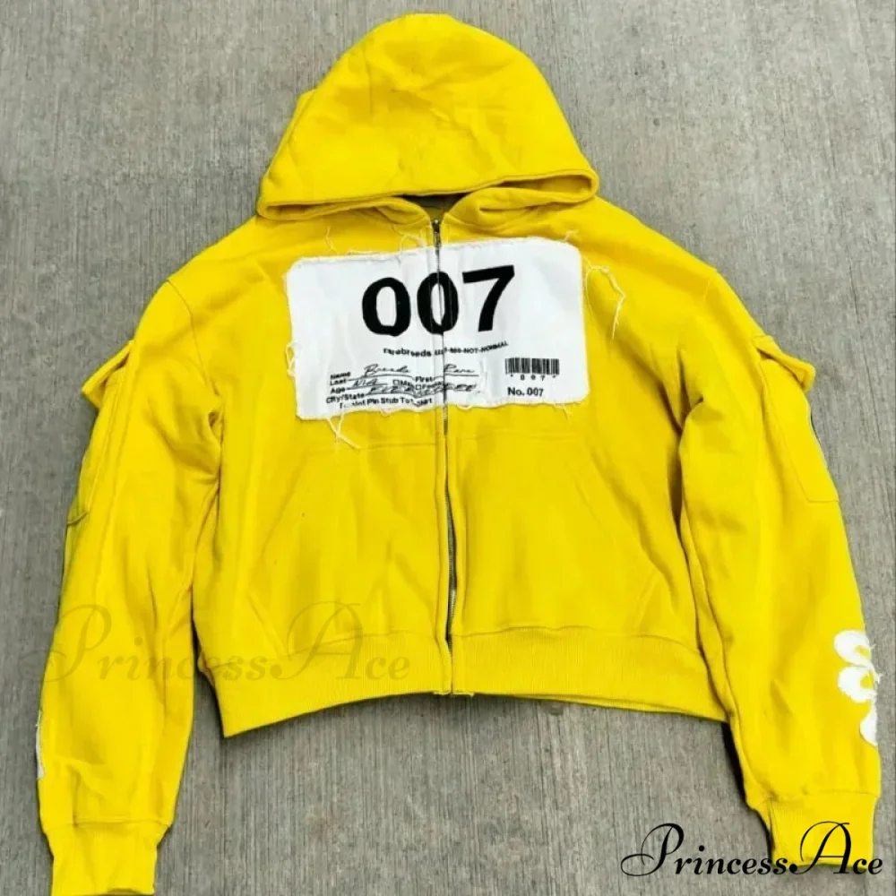 Animated Patch Embroidered Stylish Hoodie - Image 10