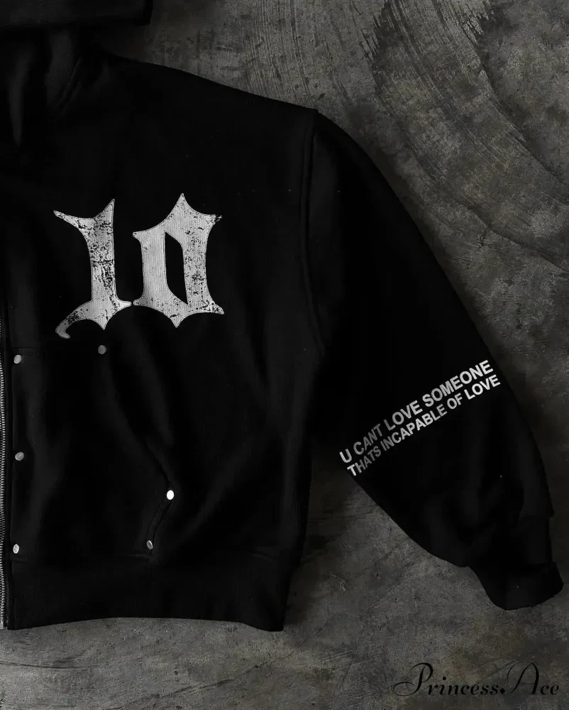 Antique Dark Zip Hoodie - Image 4