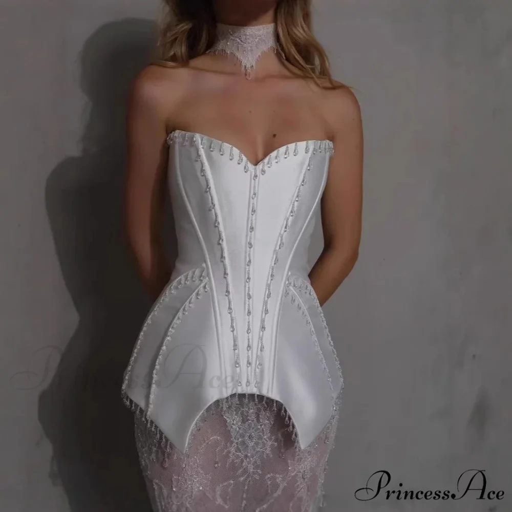 Antique Flowery Adorned Bandage Formal Dress - Image 3