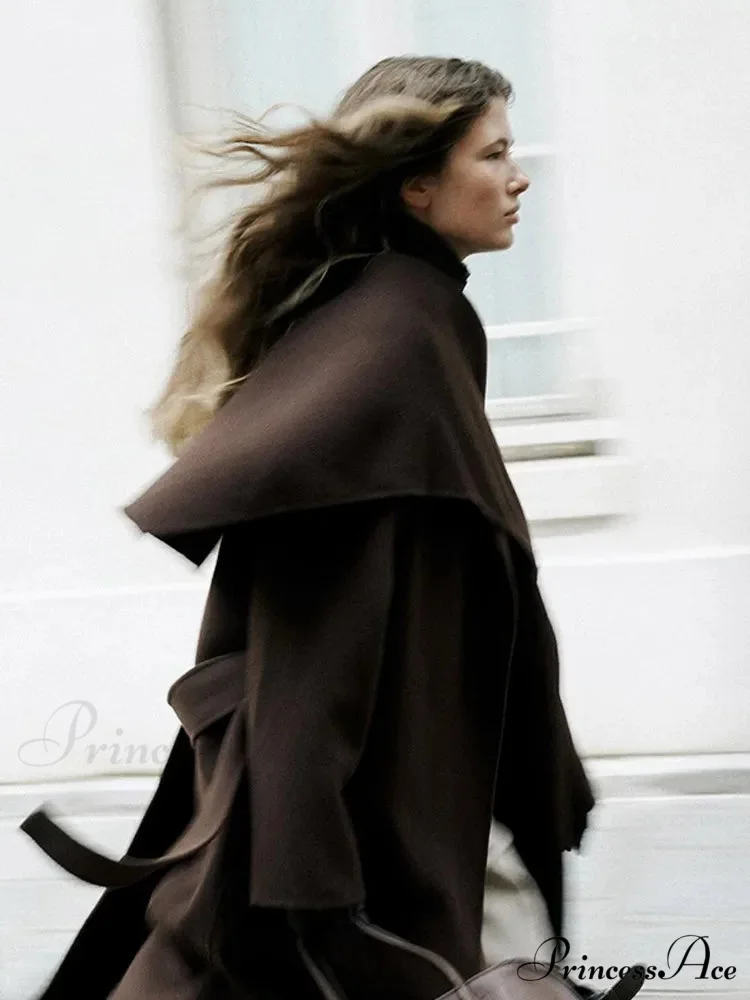 Antique Tan Wool Mix coat - Image 5