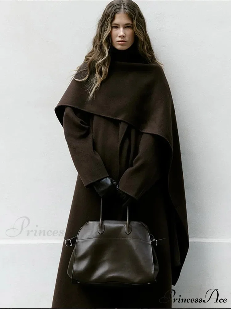 Antique Tan Wool Mix coat - Image 6