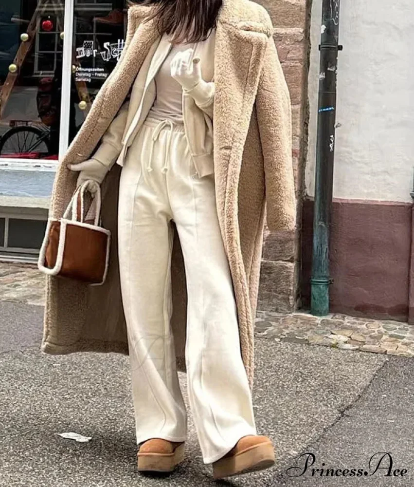 Antique Wool Blend Dual-Buttoned Overcoat - Image 3