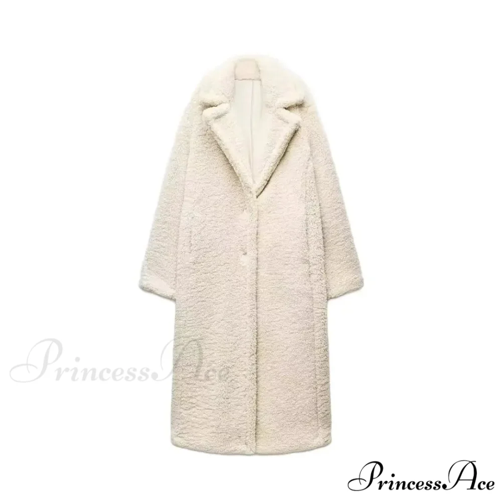Antique Wool Blend Dual-Buttoned Overcoat - Image 4