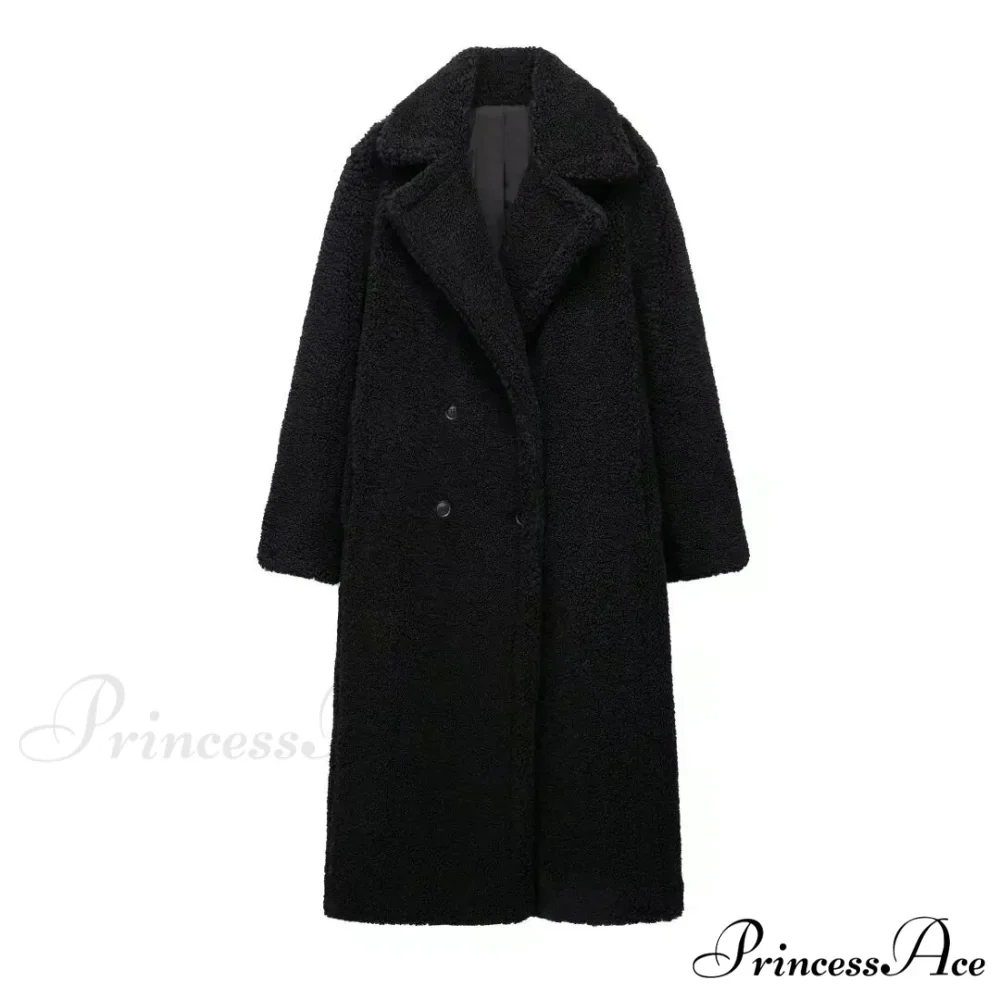 Antique Wool Blend Dual-Buttoned Overcoat - Image 5