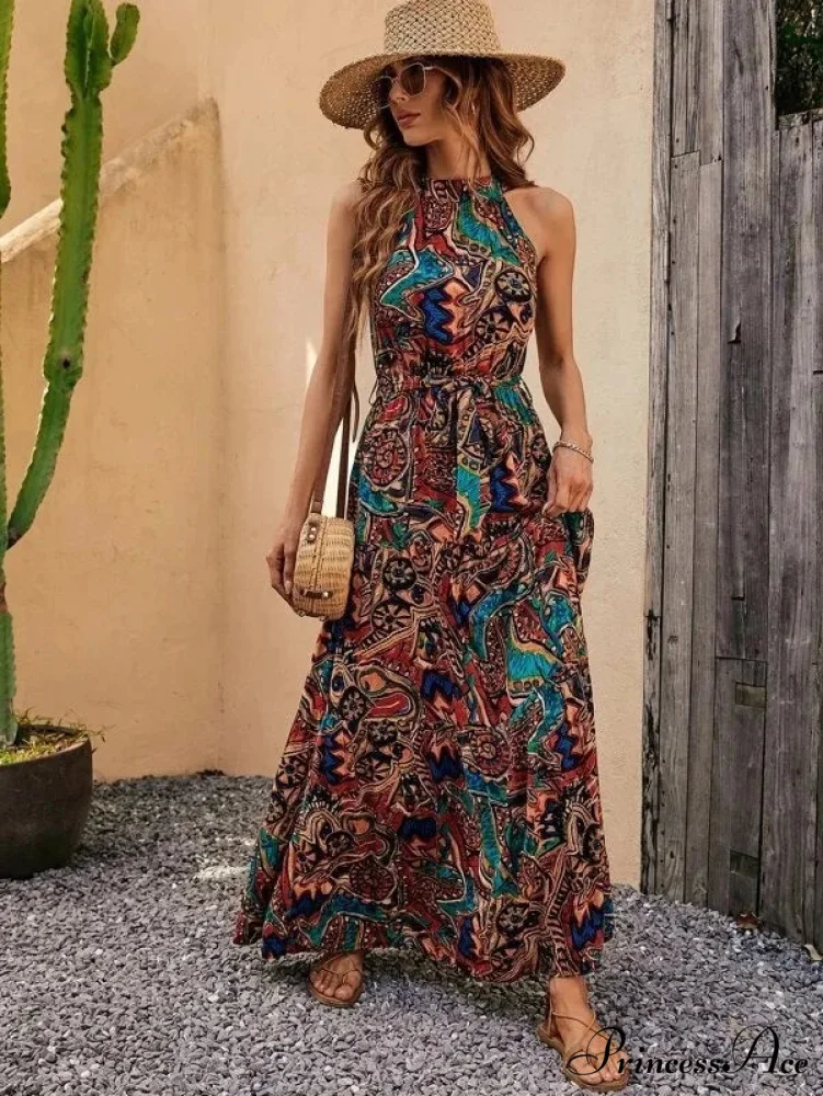 Attractive Antique Suspended Neck Boho Dress - Image 9