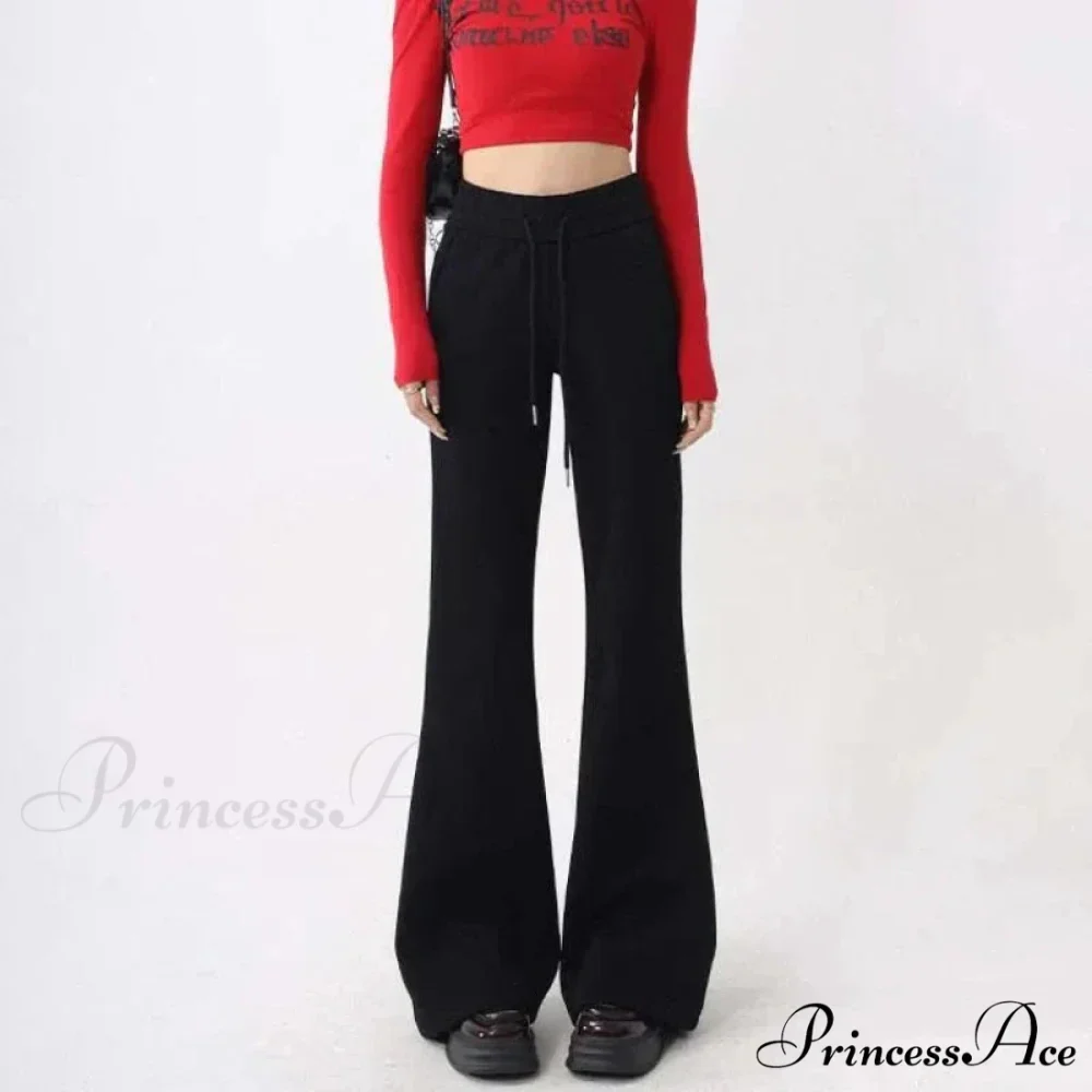 Attractive High Waist Flare Trousers - Image 4