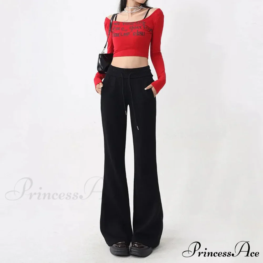 Attractive High Waist Flare Trousers - Image 5