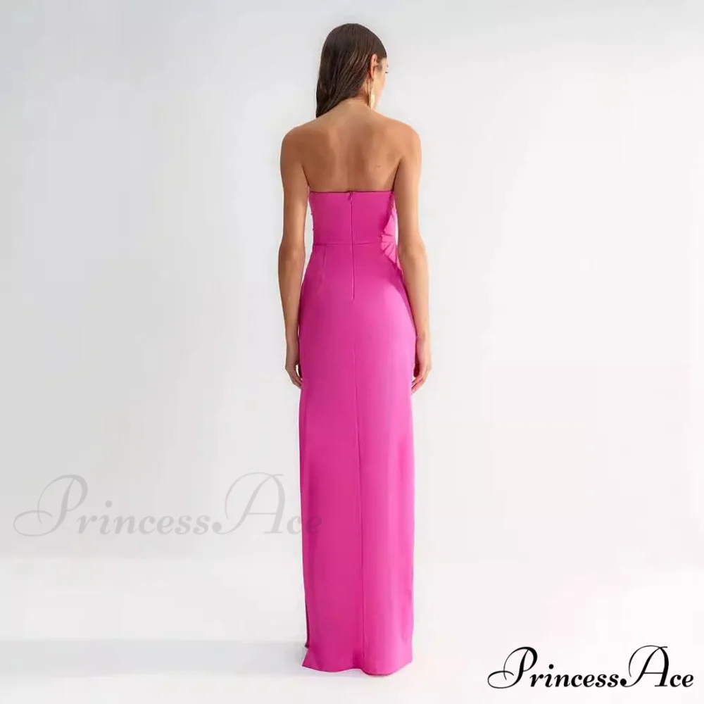 Attractive Hollow Strapless Sunflower Prom Dress - Image 2