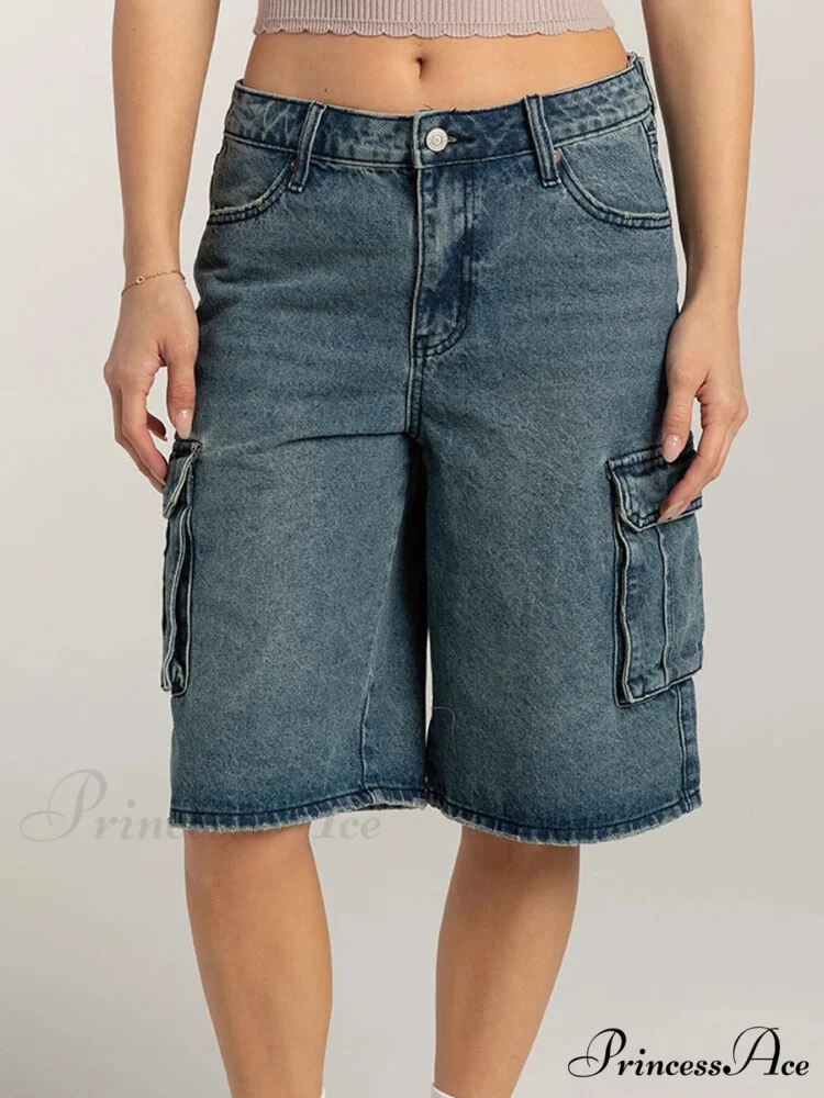 Baggy Freight Wide-Leg Denim Short - Image 4