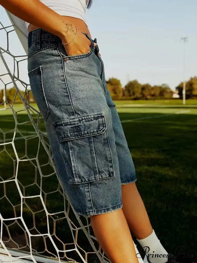 Baggy Freight Wide-Leg Denim Short - Image 6