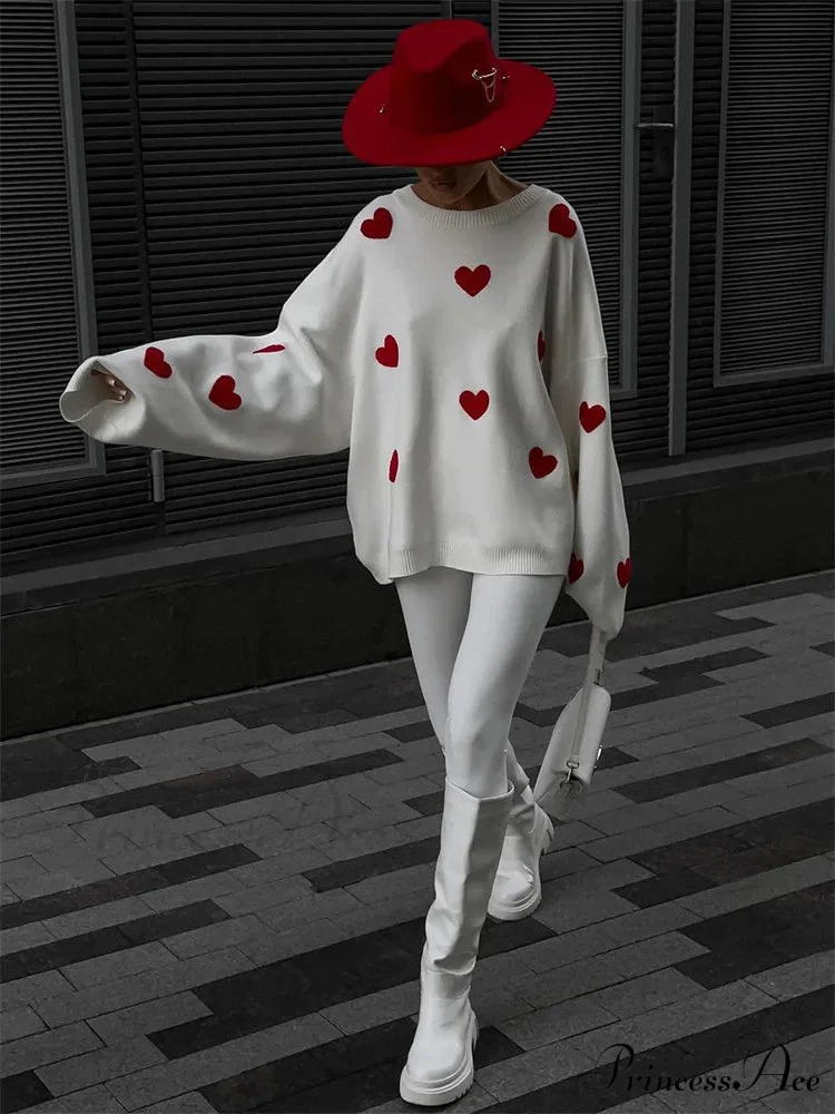 Baggy Style Patchwork Extended Sleeve Jumper - Image 2