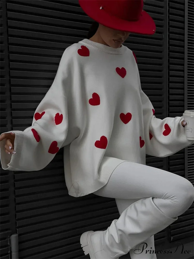 Baggy Style Patchwork Extended Sleeve Jumper - Image 3