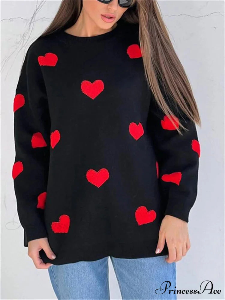 Baggy Style Patchwork Extended Sleeve Jumper - Image 7