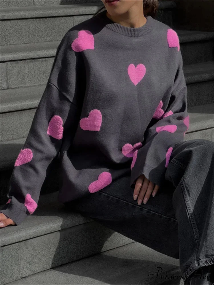 Baggy Style Patchwork Extended Sleeve Jumper - Image 9