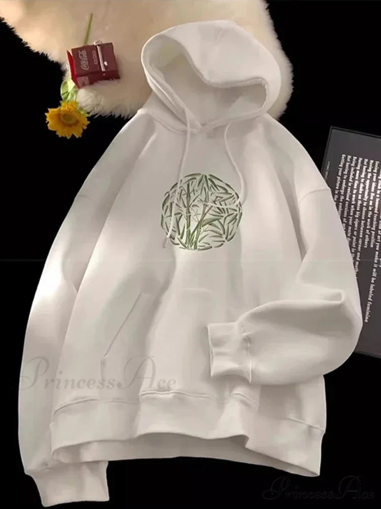 Bamboo Design Casual Y2K Hoodie - Image 11