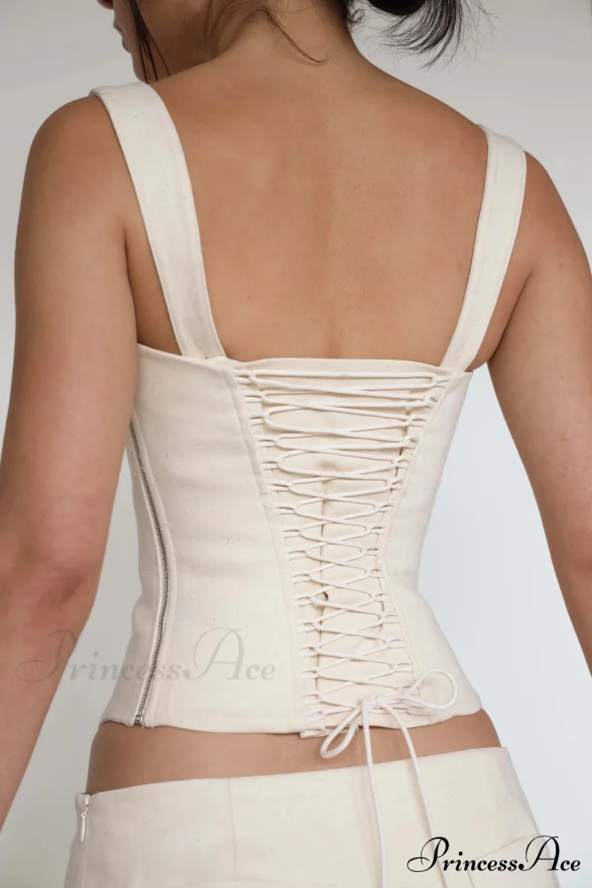 Bare-Shoulder Deep V Crop Top - Image 6