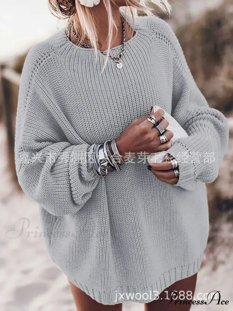 Basic Knit Stretchy Cold-Weather Jumper - Image 7