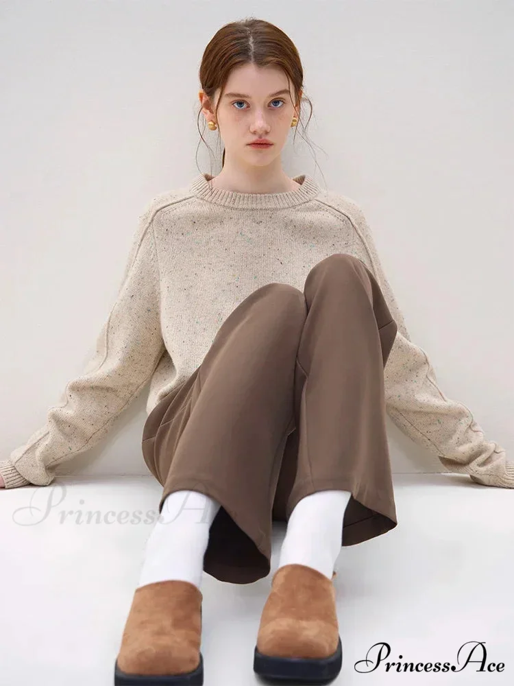 Basic Vibrant Spot Wool Pullover Jumper - Image 3