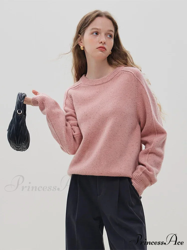 Basic Vibrant Spot Wool Pullover Jumper - Image 6