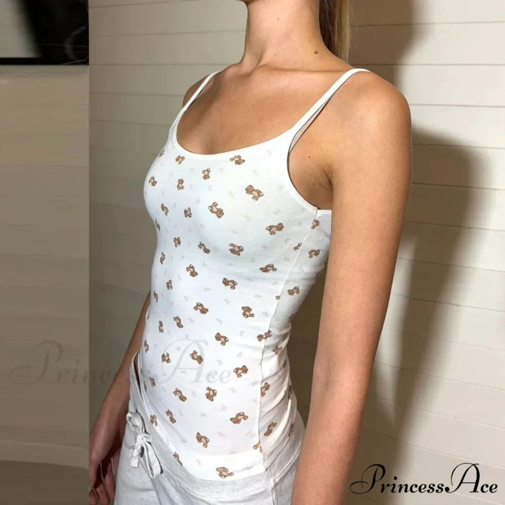 Bear Mark Open Rear Crop Top - Image 3