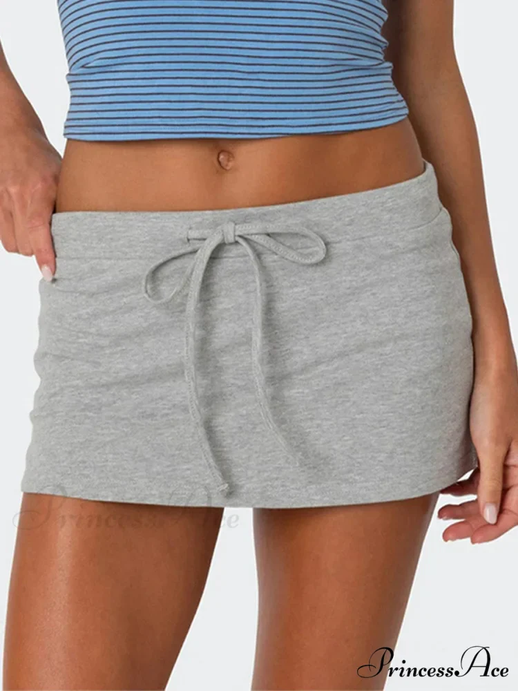 Belted Side Slit Pencil Skirt - Image 7