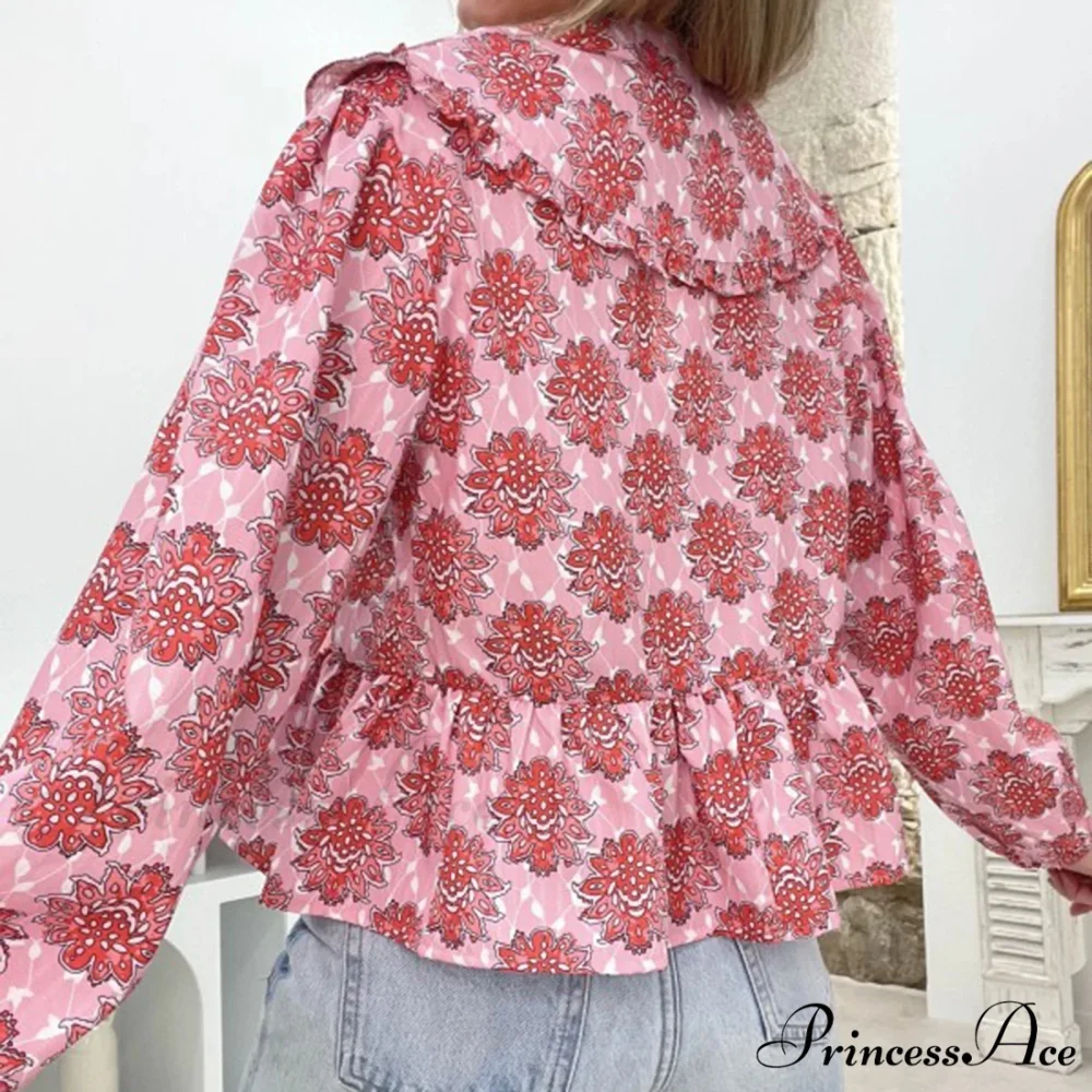 Blooming Babydoll Frilled Blouse - Image 2